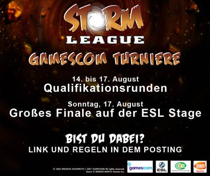 Storm League Gamescom 2014 Plakat