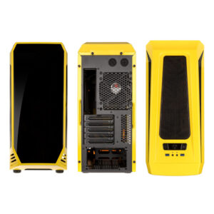 BitFenix Aegis Core Micro-ATX Gehäuse - gelbschwarz (2)