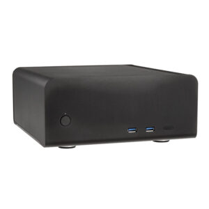Streacom ST-FC8B Alpha HTPC Aluminium Gehäuse - schwarz