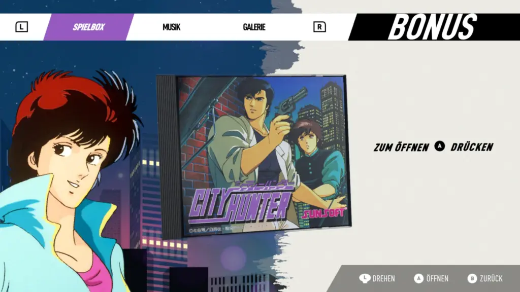 City Hunter Spielbox Ansicht Nintendo Switch