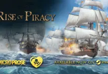 Keyart mit Schiffsschlacht und Logo
