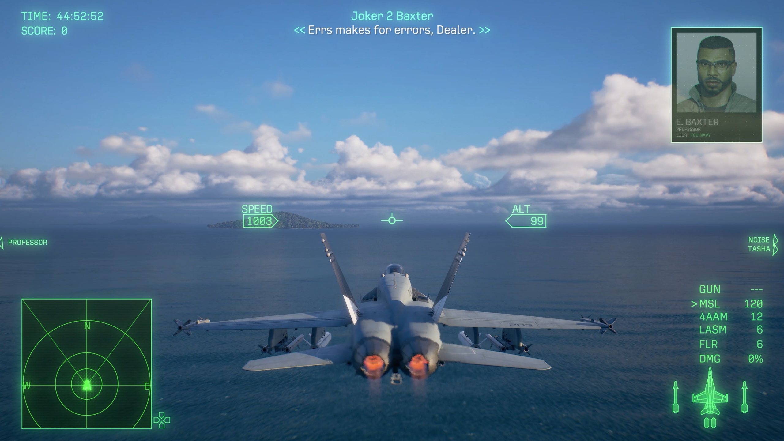 Briefing zu Mission 4 in ACE COMBAT 8 WINGS OF THEVE