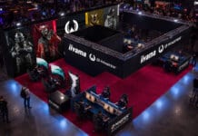 iiyama G-Master Gaming-Monitore auf der gamescom 2026 mit Sim-Racing-Setup