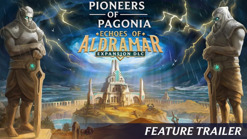 Mythische Monumente, Marmor und massenhaft Sandwüste ab heute in Pioneers of Pagonia – Echoes of Aldramar