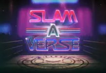 SLAMAVERSE! Key-Art mit Wrestling-Ring und Logo